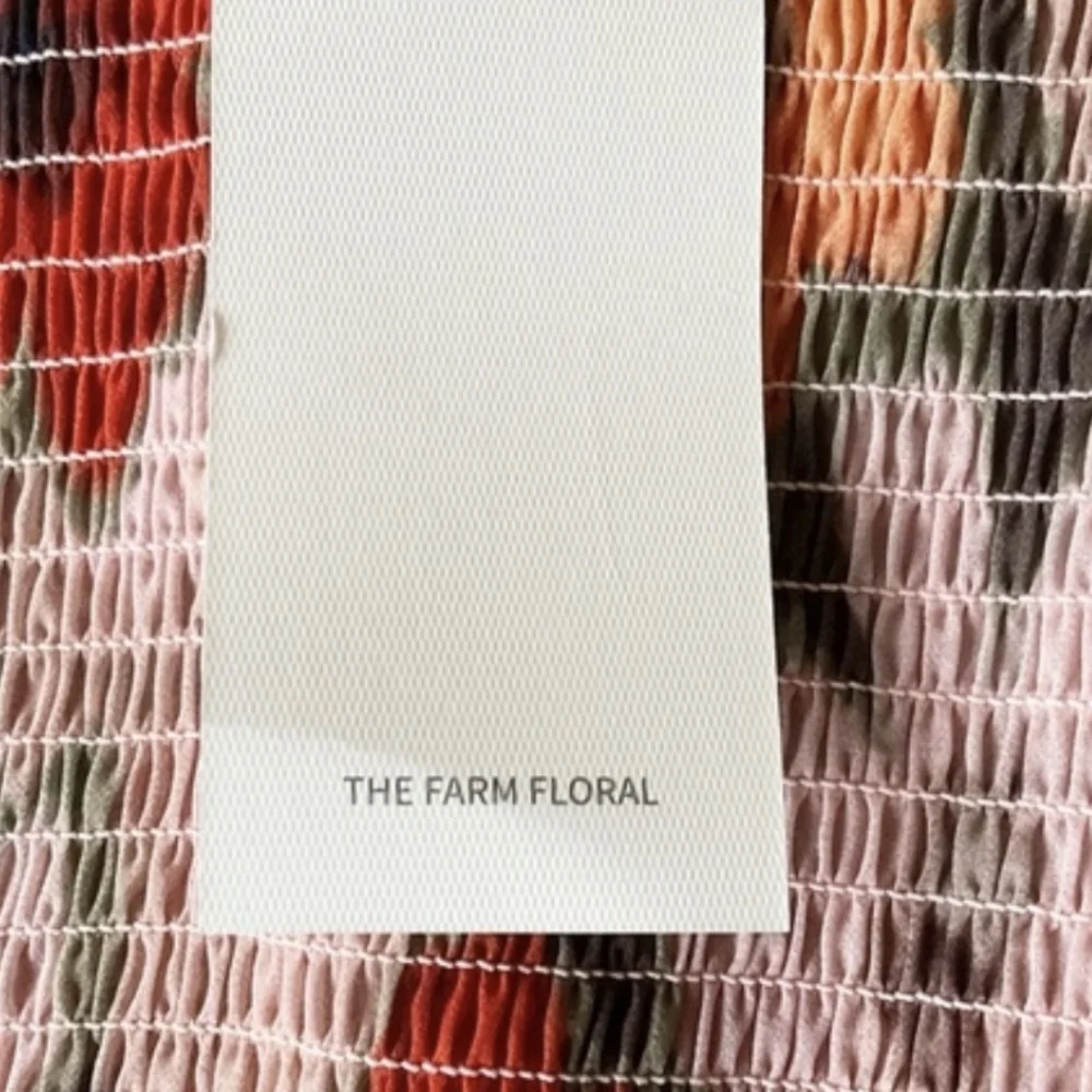 Mad About Style Jilly Box Grace Farm Floral Smocked Midi Dress Size L NWOT - Picture 5 of 17